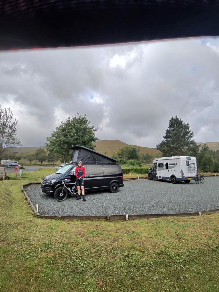 Campervans and bikes at The Bà Sportive weekend